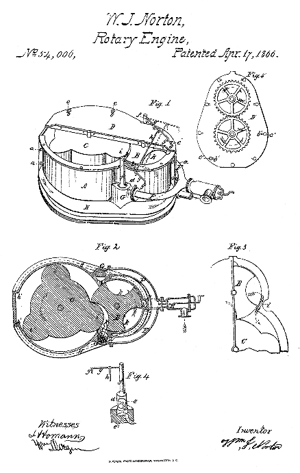 Norton Rotary Engine: 1866