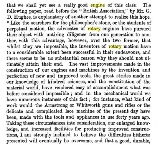 Hall's Rotary Engine: 1866