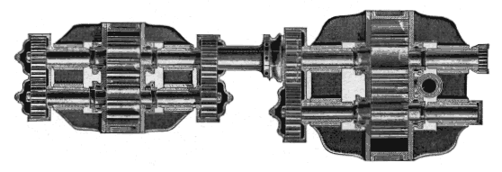 The Silsby rotary engine coupled to the water-pump